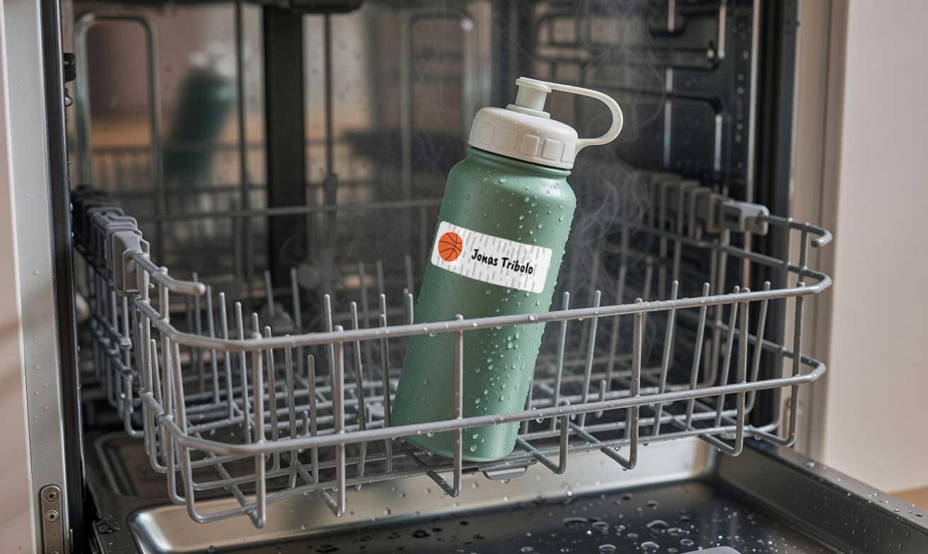 Bottle in dishwasher