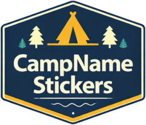 Camp Name Stickers